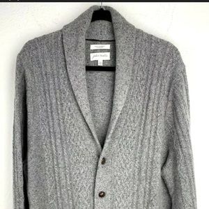 John Nordstrom 100% cashmere shawl collar cardigan